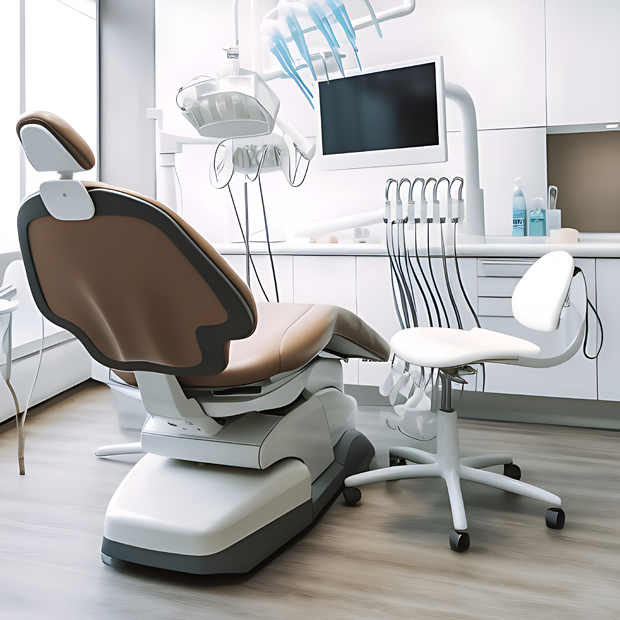 Photo of a modern dental treatment room